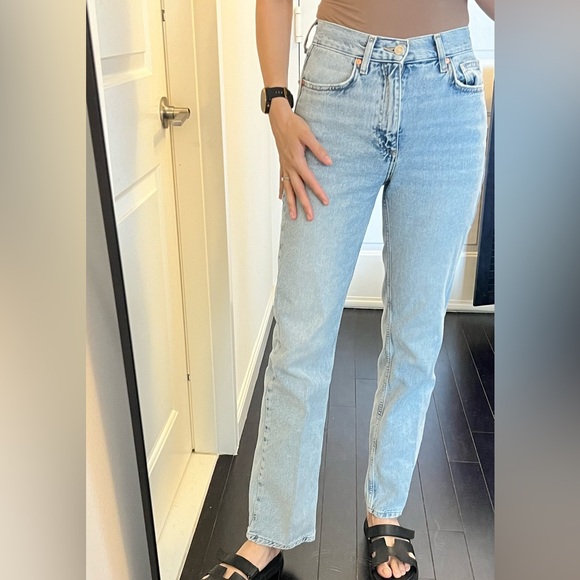 Mango jeans Ideal condition , worn once size XS-S - Picture 2 of 10